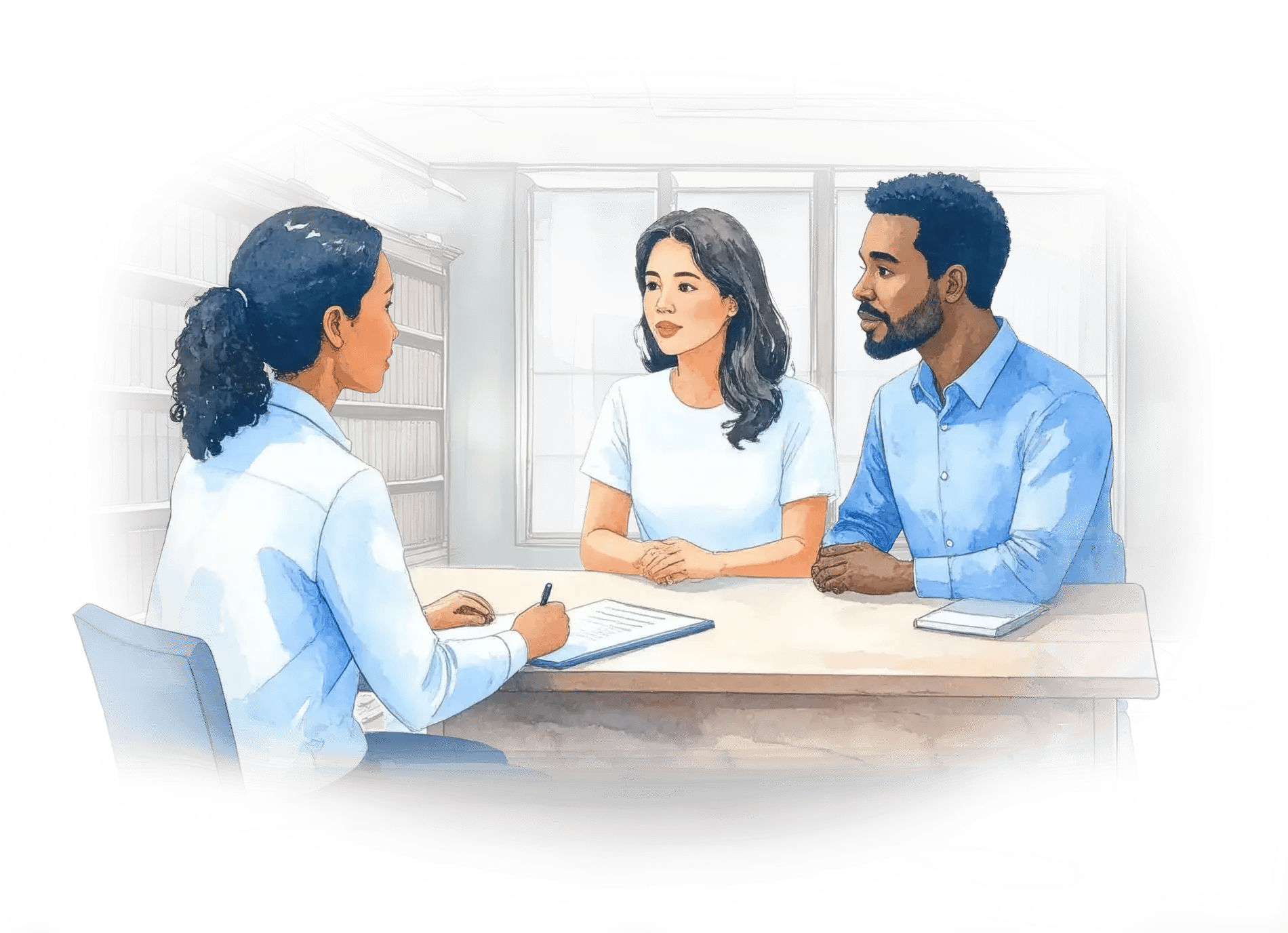 A-case-worker-discussing-caseplans-with-parents copy