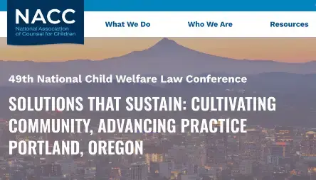 49th Natl Child Welfare Law Conferences